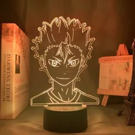 Lampy stojące - Lampka Nocna 3D LED Imię Haikyuu Shoyo Hinata - miniaturka - grafika 1