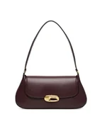 Torebki damskie - Calvin Klein Torebka Hardware Flap Shoulder Bag LV04F3146G Bordowy - miniaturka - grafika 1