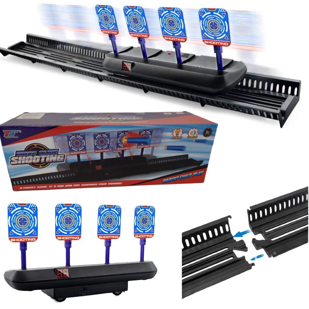 Elektroniczna Ruchoma Tarcza 4 Cele Do Nerf