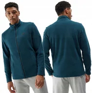 Bluzy męskie - Ciepła bluza męska polarowa 4F polar męski ze stójką rozpinany R. XL - miniaturka - grafika 1