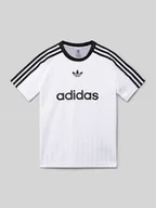 Koszulki dla chłopców - T-shirt z nadrukiem z logo - miniaturka - grafika 1