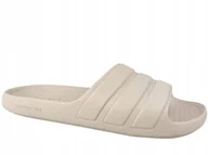 Klapki i japonki damskie - Adidas Adilette Flow IG6859 Damskie Klapki Basenowe Beżowe Plażowe - miniaturka - grafika 1