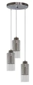 Lampy sufitowe - Candellux Lampa wisząca Libano 3x60W Srebrny (33-51691) - miniaturka - grafika 1