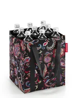 Torby i wózki na zakupy - Torba na butelki z przegrodami Reisenthel Bottlebag - paisley black - miniaturka - grafika 1