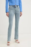 Spodnie damskie - Morgan jeansy PDROIT damskie medium waist PDROIT - miniaturka - grafika 1