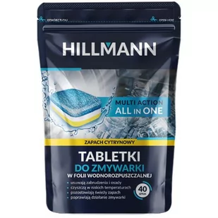 HILLMANN HILLMANN AGDZM07 All in One 40 szt AGDZM07 - Środki do zmywarek - miniaturka - grafika 1