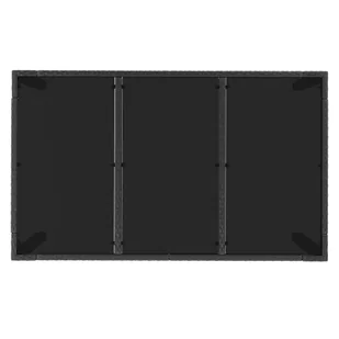 7-cz. zestaw mebli ogrodowych z poduszkami, czarny, polirattan - Meble ogrodowe - miniaturka - grafika 8