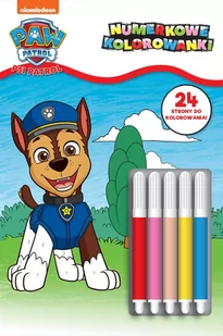 Psi Patrol Numerkowe kolorowanki 2 9788381579445 - Baśnie, bajki, legendy - miniaturka - grafika 1