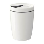 Kubki termiczne - Biały porcelanowy kubek termiczny Villeroy & Boch Like To Go, 290 ml - miniaturka - grafika 1