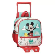 Plecaki - Joumma Disney Mickey Best Friends Together Plecak do przedszkola Wielobarwny 23 x 25 x 10 cm Poliester 5,75 l, Biały, Plecak do przedszkola - miniaturka - grafika 1