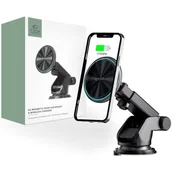 Uchwyty samochodowe do telefonów - TECH-PROTECT A2 MagSafe DashBoard Charger Czarny - miniaturka - grafika 1