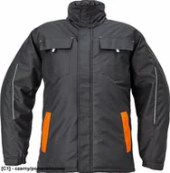 Odzież robocza - CERVA MAX VIVO PARKA - kurtka - czarny/pomarańczowy L - miniaturka - grafika 1