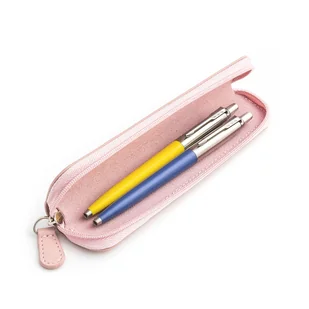 Zestaw prezentowy długopis Parker Jotter Originals Żółty i Niebieski z różowym etui - Zestawy piśmiennicze - miniaturka - grafika 1