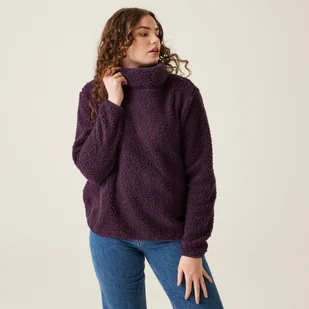 Regatta Damski Polar Ria Fluffy Fioletowy, Rozmiar: 38 - Bluzy damskie - miniaturka - grafika 1