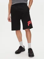 Spodenki męskie - Fila Szorty sportowe Lezinnes FAM0870 Czarny Regular Fit - miniaturka - grafika 1