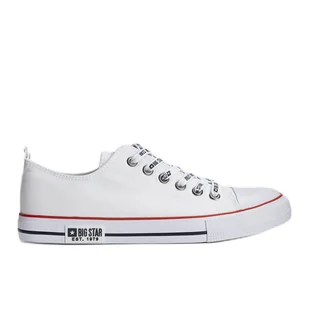 Białe trampki męskie Big Star KK174048 - Trampki męskie - miniaturka - grafika 1
