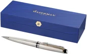 Długopisy - Waterman Długopis Expert Stalowy Zloty uniwersalny - miniaturka - grafika 1