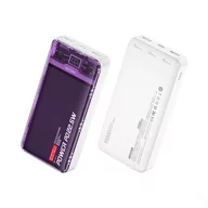 Powerbanki - WEKOME WP-351 Vanguard Series - Power bank 20000 mAh PD 20W + QC 22.5W (Fioletowy / Przezroczysty) - miniaturka - grafika 1