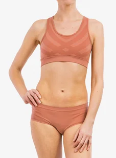 Stanik Smartwool Women Seamless Racerback Bra - light mahogany - Bielizna sportowa damska - miniaturka - grafika 1