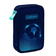 Piórniki - Piórnik podwójny bez wyp Astrabag Football Light - miniaturka - grafika 1