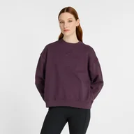 Bluzy damskie - Bluza damska New Balance WT43535PLN  fioletowa - miniaturka - grafika 1