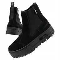 Buty sportowe damskie - Buty damskie botki Puma Mayze Chelsea Suede [382829 01] - miniaturka - grafika 1