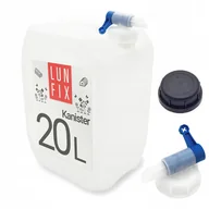 Kanistry - Kanister 20l zbiornik na wodę pojemnik baniak Hdpe z kranem kranikiem - miniaturka - grafika 1