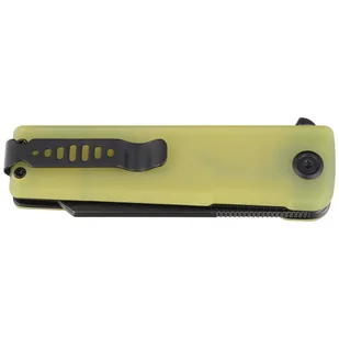 Nóż składany Kubey Knife Sailor Translucent Yellow G10, Blackwashed AUS-10 by Sekira Sochi (KU317B) - Noże - miniaturka - grafika 6