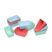 Formy do ciast - Lurch Flexiform Brownie 12pcs set pastel mix LU-00083014 - miniaturka - grafika 1