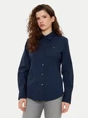 Koszule damskie - Tommy Hilfiger Koszula WW0WW43577 Granatowy Regular Fit - miniaturka - grafika 1