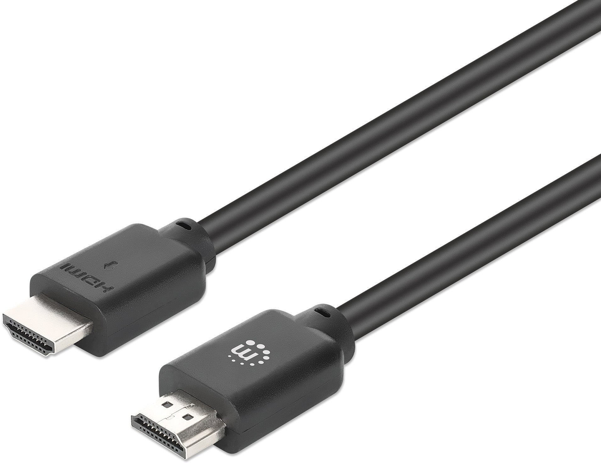 Manhattan 4K60 HDMI 2.0 Kabel 10 m 18 Gbit/s schwarz 356695