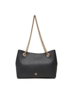 Torebki damskie - Calvin Klein Torebka Minimal Monogram Shoulder Bag Wi LV04F3205G Czarny - miniaturka - grafika 1