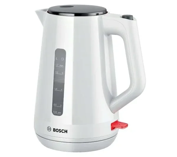 Bosch Czajnik Bezprzewodowy 1,7 L Obrotowa Podstawa Schowek Na Kabel 2400w