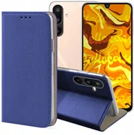 Etui i futerały do telefonów - ETUI Z KLAPKĄ DO SAMSUNG GALAXY M16 GRANATOWE ZAMYKANE MAGNETYCZNE KABURA - miniaturka - grafika 1