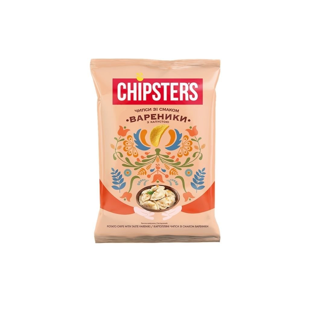 Chipsy ziemniaczane o smaku Pierożki z kapustą 