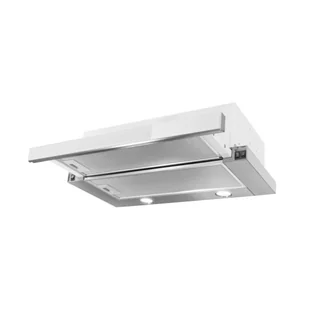 Toflesz Vega Glass 60 OK7-003 Inox/szkło białe - Okapy kuchenne - miniaturka - grafika 1