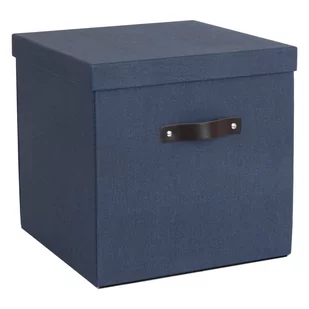 Niebieskie pudełko Bigso Box of Sweden Logan - Pudła i pojemniki do przechowywania - miniaturka - grafika 1
