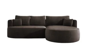 Domo-Home Nowoczesny rozkładany narożnik FIORE z funkcją spania, kanapa z automatycznym rozkładaniem, sofa, rozkładana sofa RIGHT 284x183x82 cm Salvador 4 - Sofy i kanapy - miniaturka - grafika 1
