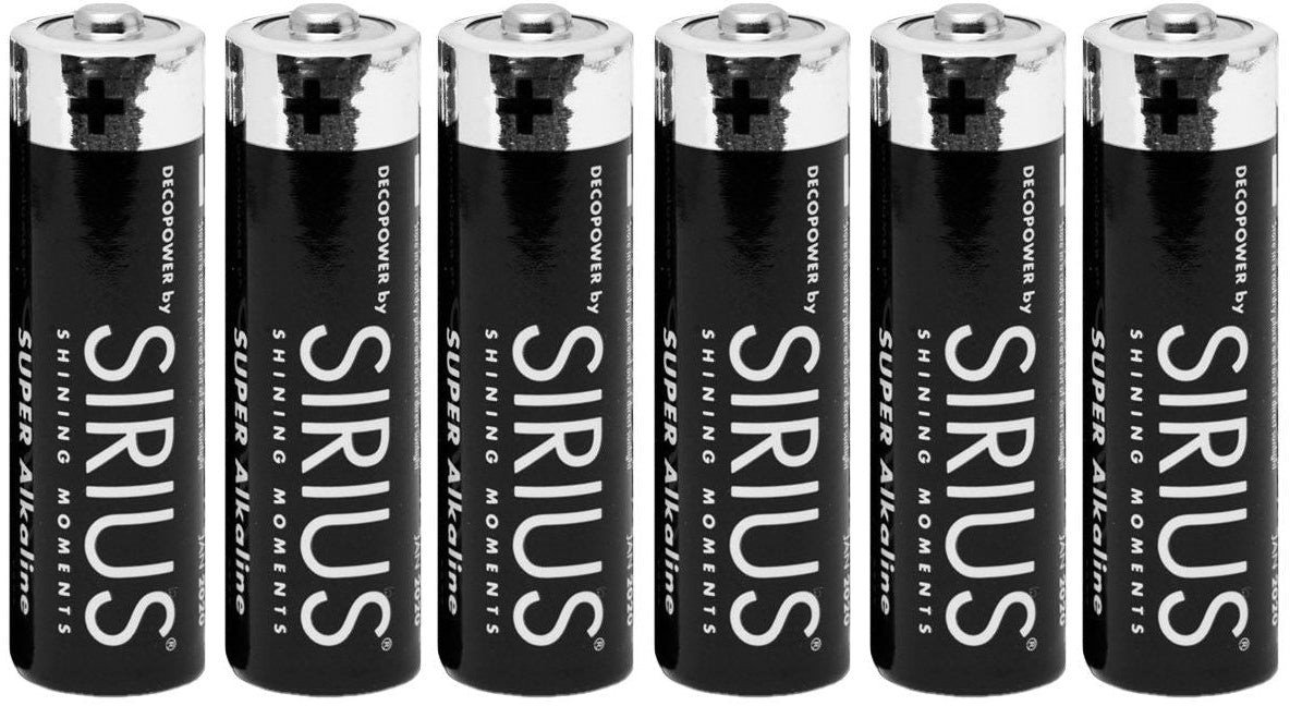 Sirius DecoPower AA Batteri - 6 stk
