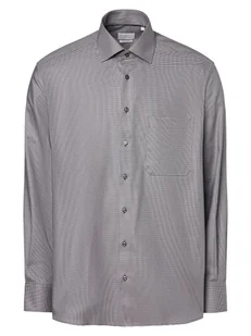 Eterna Comfort Fit Koszula męska - non-iron Mężczyźni Comfort Fit Bawełna szary wzorzysty, 41 - Koszule męskie - miniaturka - grafika 1