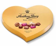 Bombonierki i czekoladki - Bombonierka Anthon Berg Serce Heart Shaped Gold Box 155g - miniaturka - grafika 1