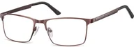 Okulary korekcyjne, oprawki, szkła - Sunoptic Okulary oprawki korekcyjne zerówki metalowe 997B - miniaturka - grafika 1