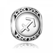 Charmsy - Murrano Charms Zawieszka Koralik 925 Zodiak Strzelec SR-421 - miniaturka - grafika 1