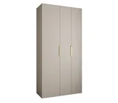 Szafy - Szafa trzydrzwiowa Como 4 120 gł.50 kaszmir+złoty - miniaturka - grafika 1