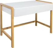 Biurka dla dzieci - Kocot Kids Biurko dziecięce VICTOR białe/dąb - miniaturka - grafika 1