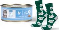 Skarpety termoaktywne - Soxo Kolorowe Męskie Damskie Skarpetki SOXO kot w puszce 4045 - miniaturka - grafika 1