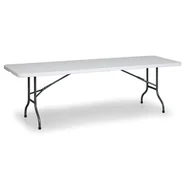 Stoły gastronomiczne - B2B Partner Stół cateringowy 2440x760 mm, składany blat stołu HY-T015 - miniaturka - grafika 1