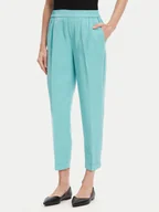 Spodnie damskie - United Colors Of Benetton Spodnie materiałowe 4Y09DF079 Zielony Regular Fit - miniaturka - grafika 1