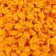 Dodatki do ciast w proszku - DEKORACJA POSYPKA mini bezy beziki gwiazdki pomarańczowe 40g - miniaturka - grafika 1