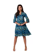 Sukienki - Be Wear Sukienka w kolorze turkusowym - miniaturka - grafika 1